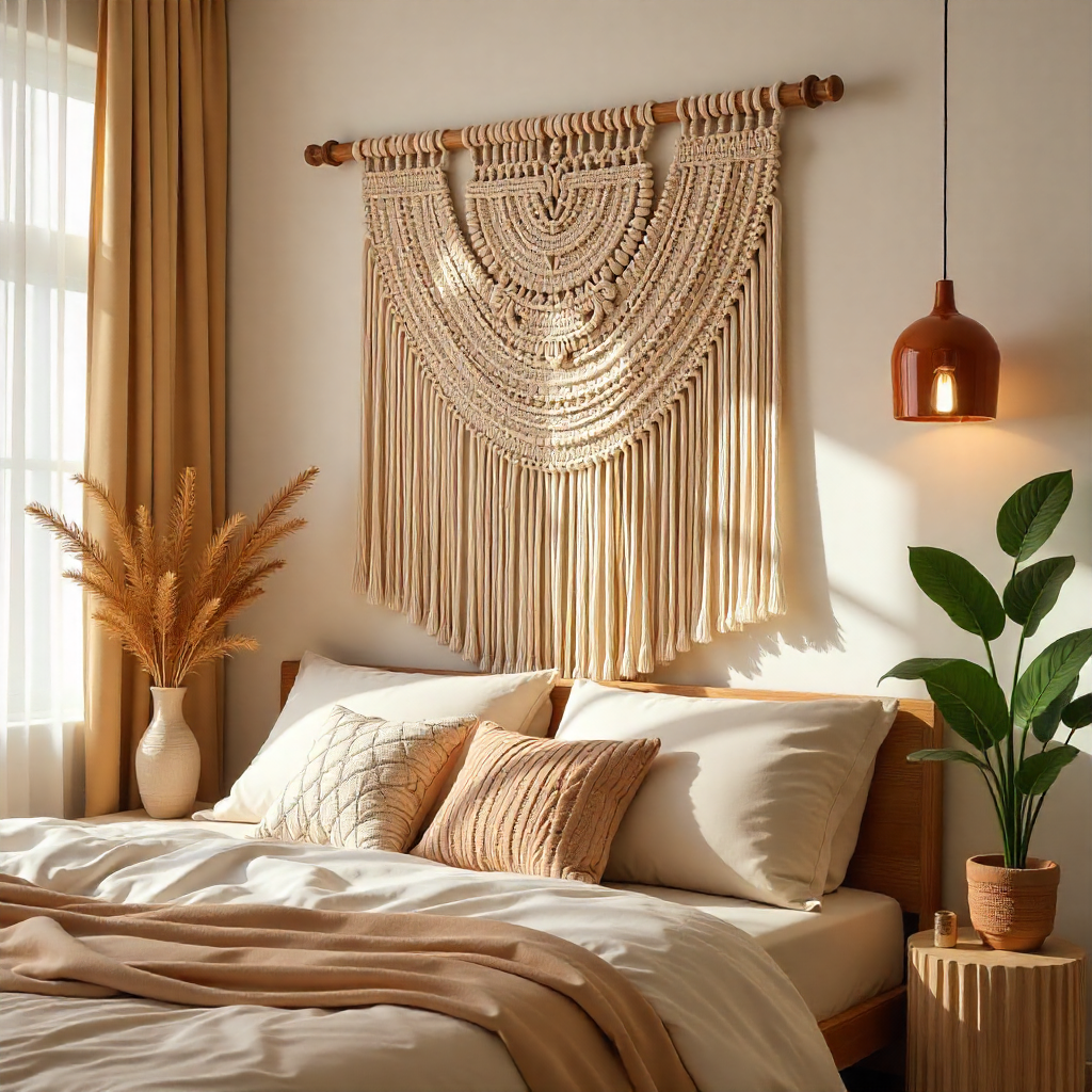 Boho Teen Girl Bedroom: 16 dreamy Ideas for a Whimsical, Free-Spirited Space 5 Macramé Wall Art and Hanging Decor