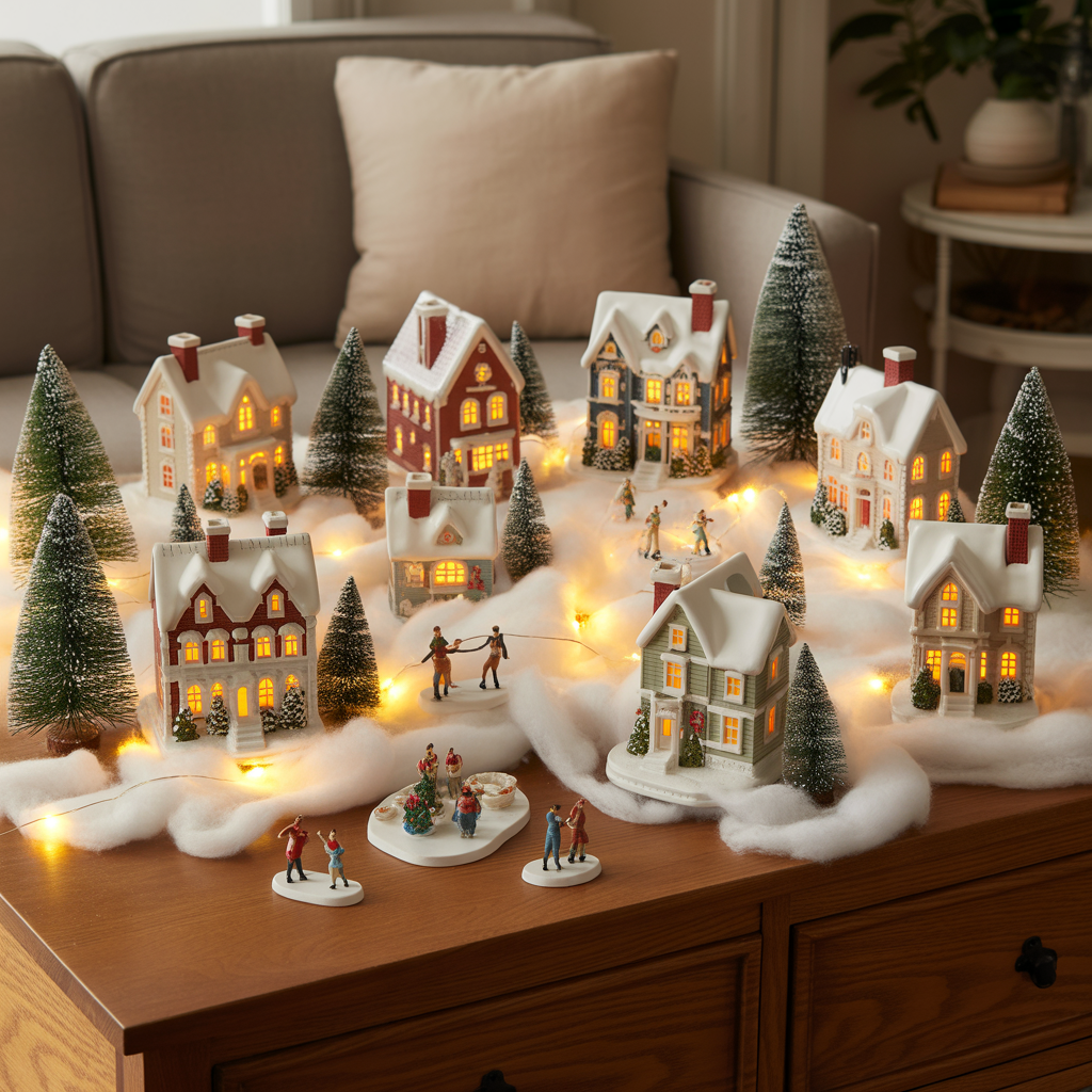Mini Christmas Village