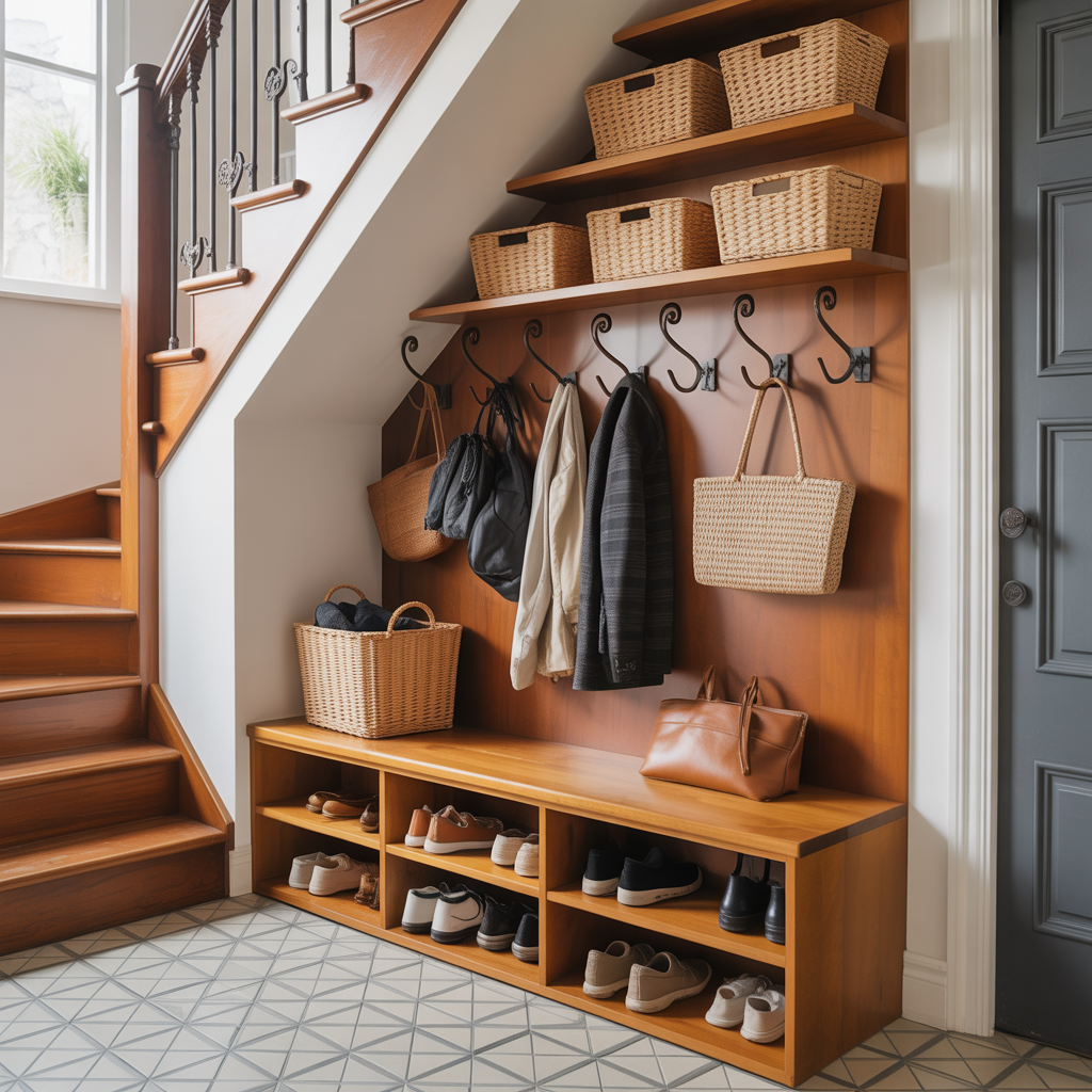Mini Mudroom or Entryway Organizer