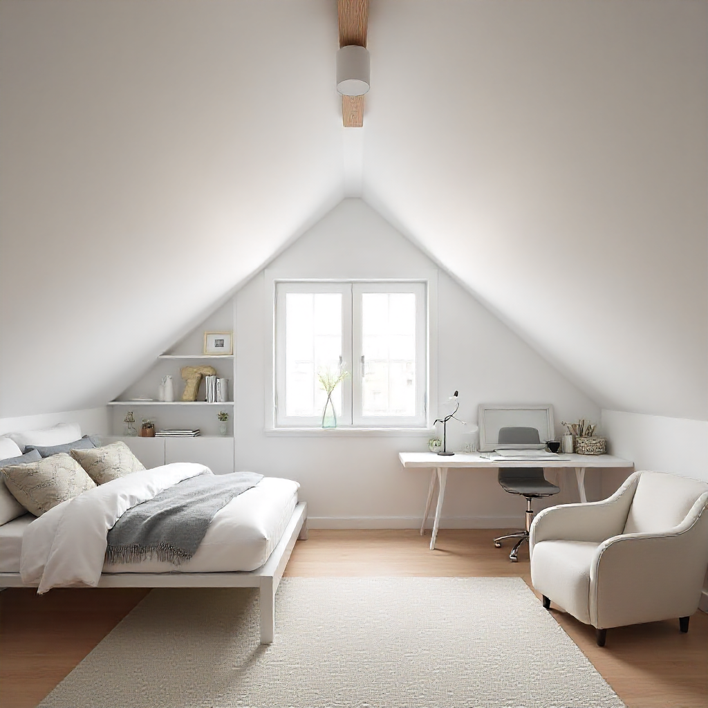 Minimalist Modern Attic Retreat