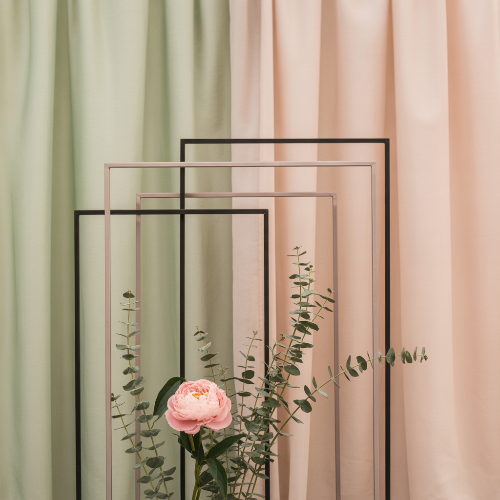 Spring Window Display: 16 Stunning Ideas to Attract Customers and Celebrate the Season 12 Minimalist Spring Geometry