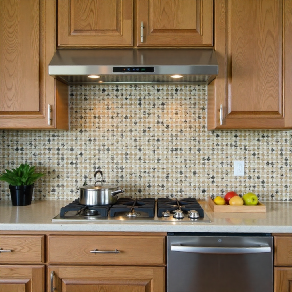 Mosaic Tile Backsplash for Artistic Flair