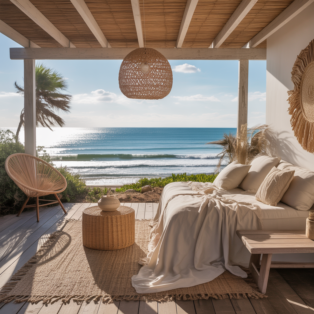 Boho Beach House: 14 Dreamy Ideas to Create a Relaxed Coastal Retreat 2 Natural Materials and Organic Textures