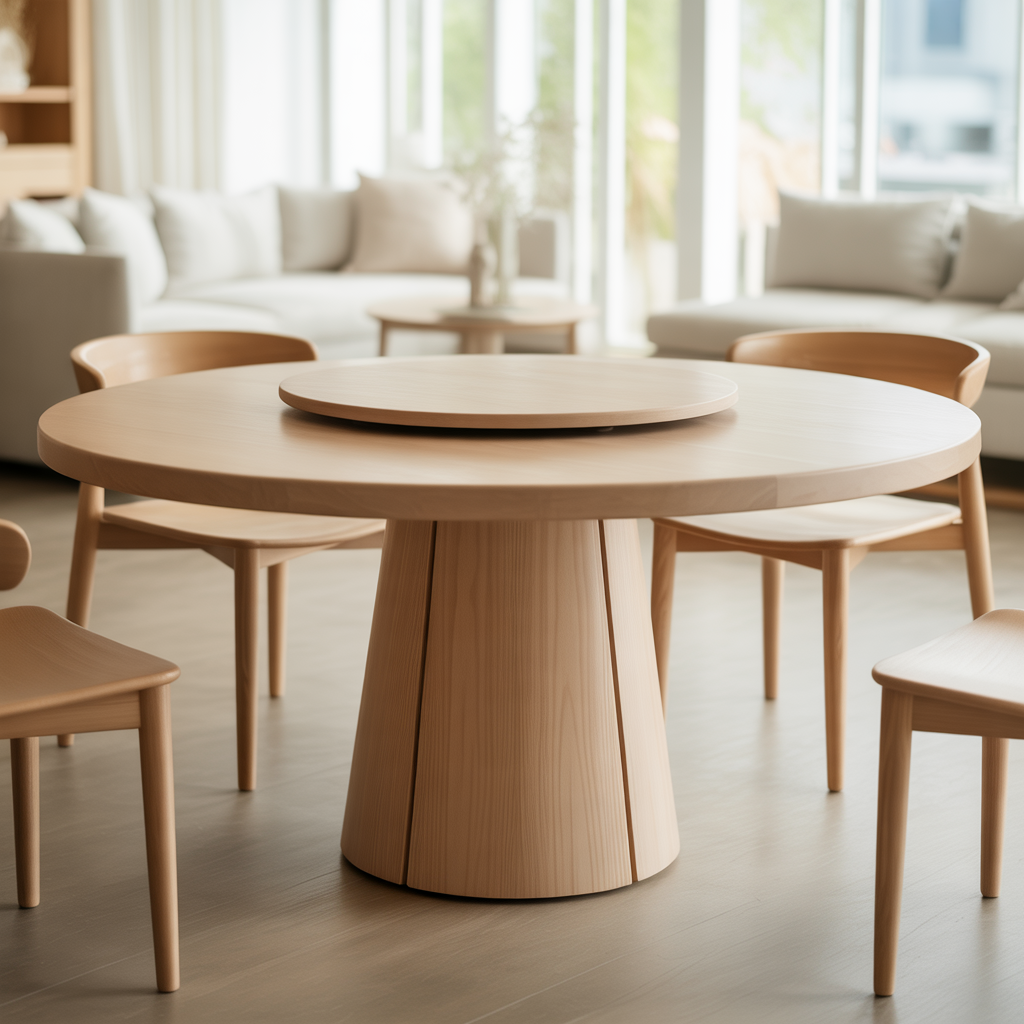 Opt for a Round Dining Table