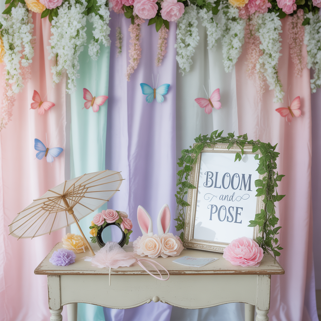 Photo Booth with Seasonal Props