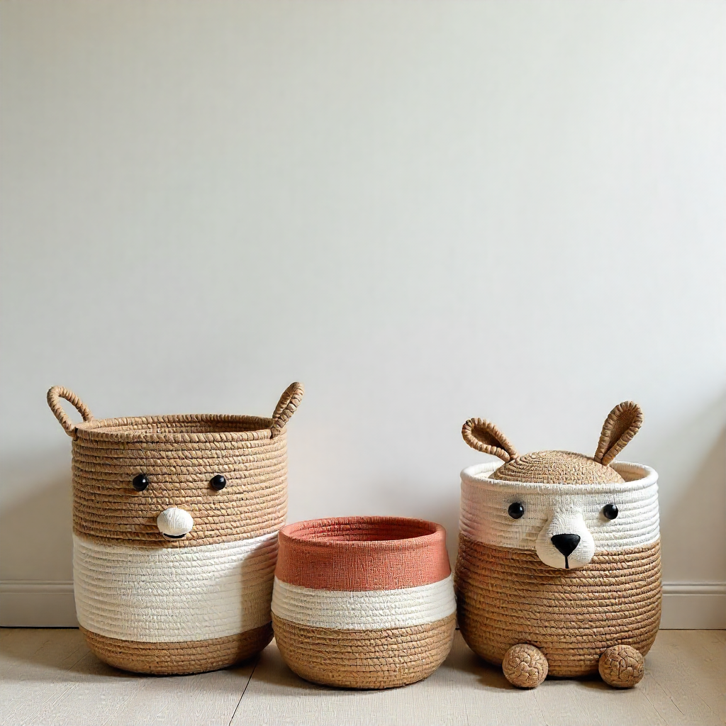 Playful Storage Baskets and Bins