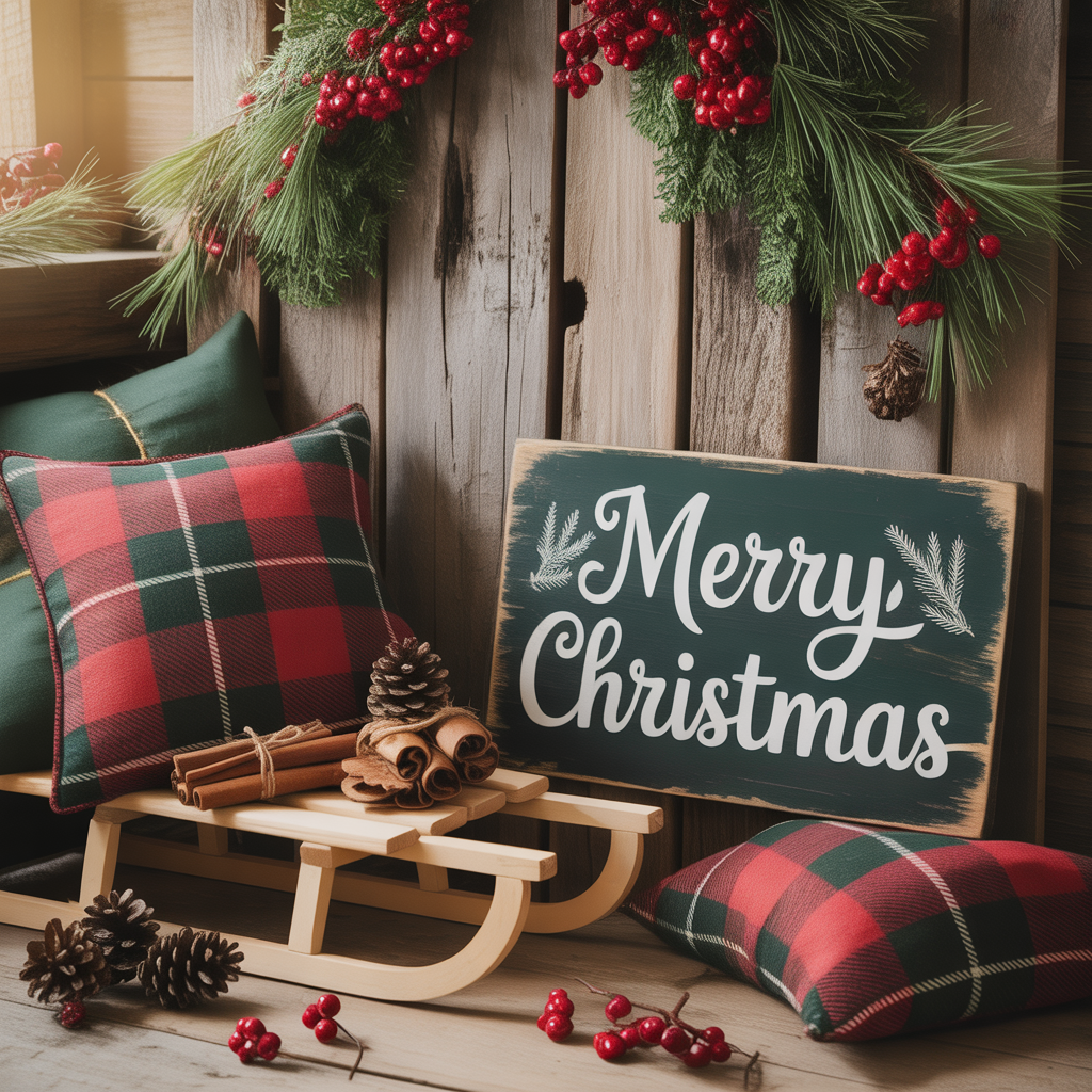 Christmas Mini Session :20 Ideas to Make Your Holiday Photos Unforgettable 2 Rustic Farmhouse Christmas Setting