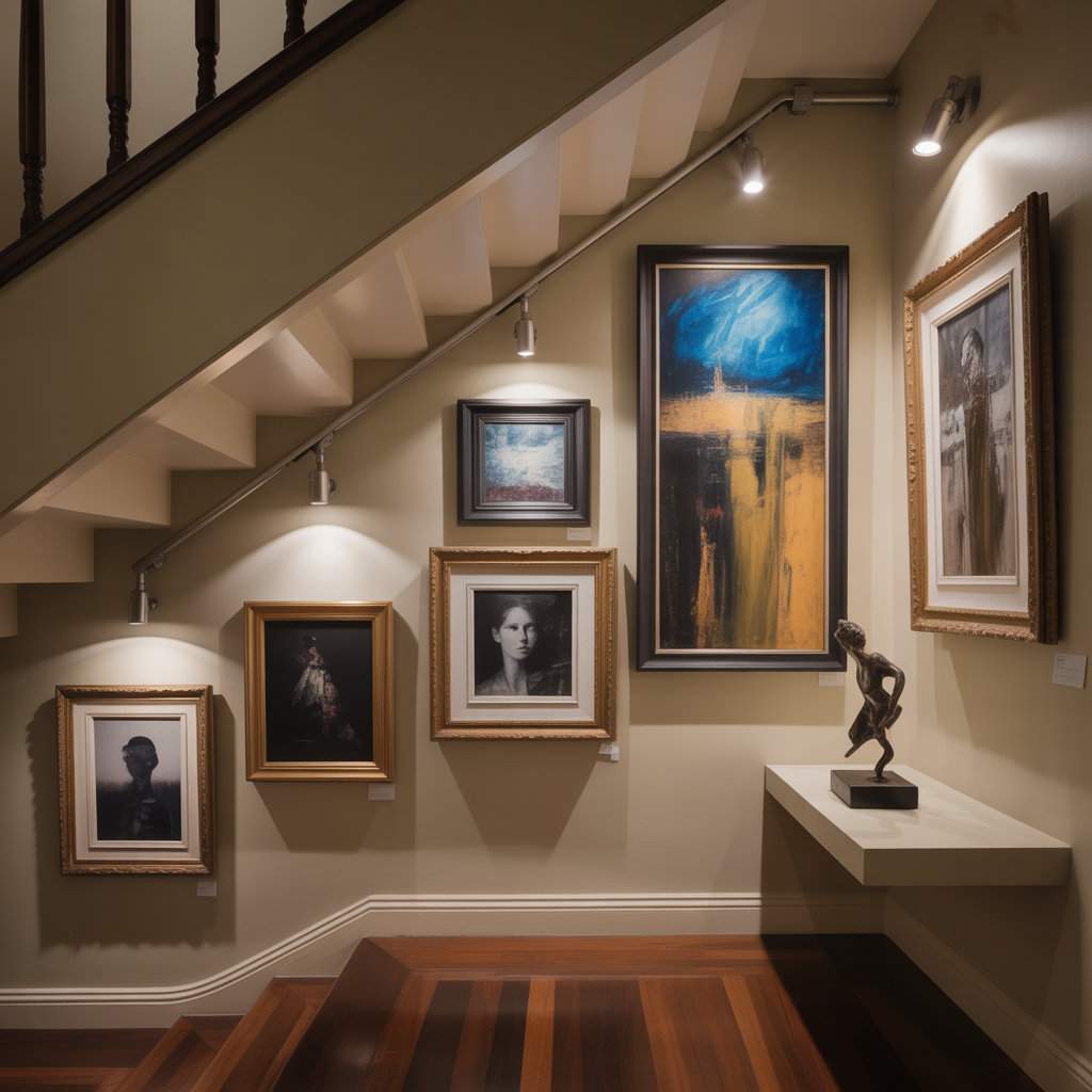 Showcasing Art and Sculptures