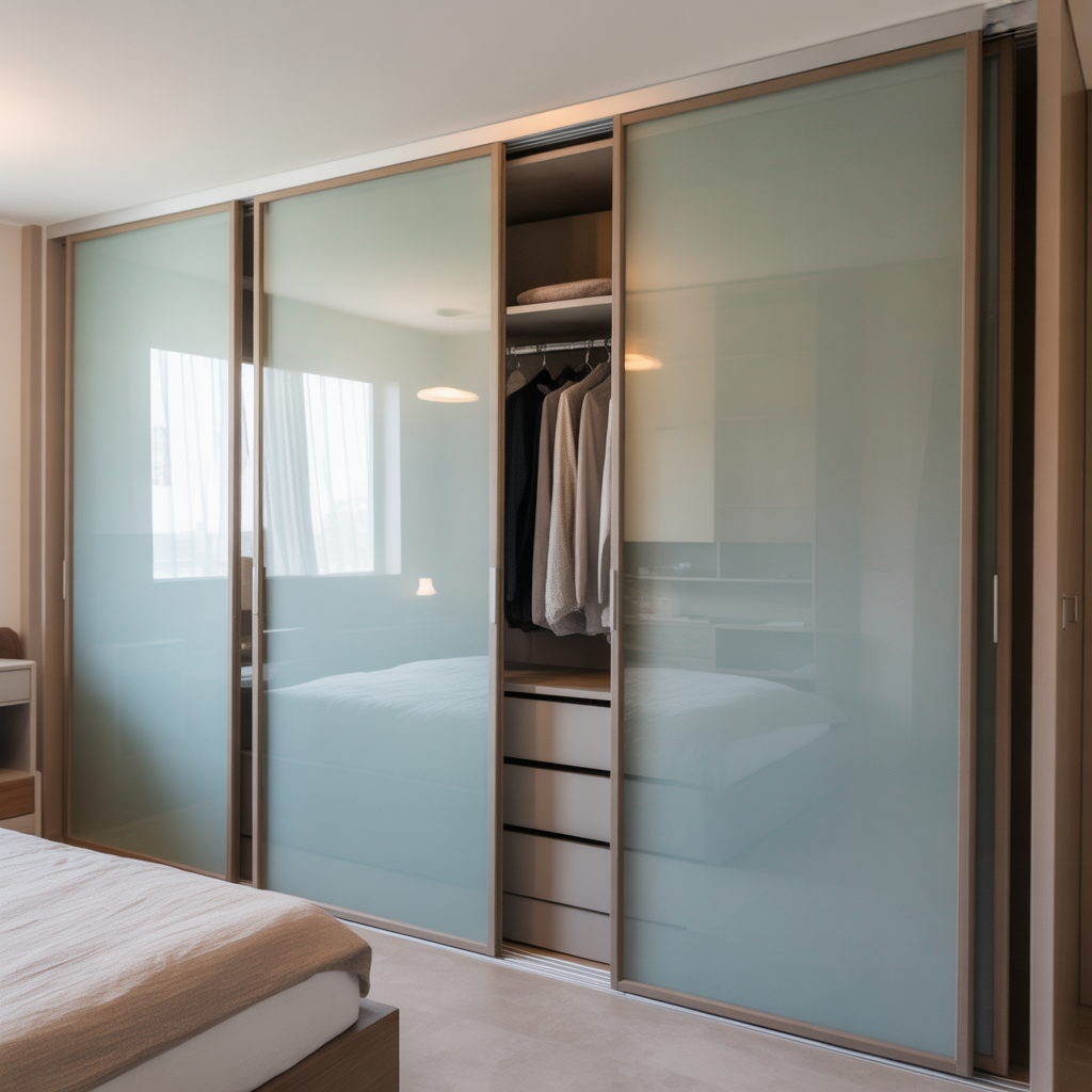 Small Shared Bedroom : 15 Creative Ways to Maximize Space and Style 9 Sliding Doors Instead of Hinged Ones