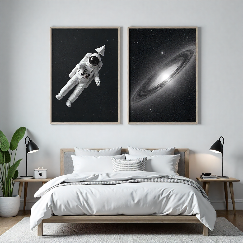 Space-Themed Wall Art