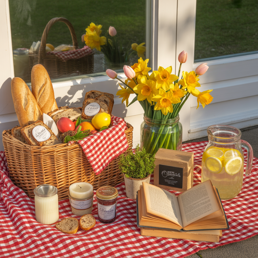 Spring Window Display: 16 Stunning Ideas to Attract Customers and Celebrate the Season 5 Spring Picnic Scene