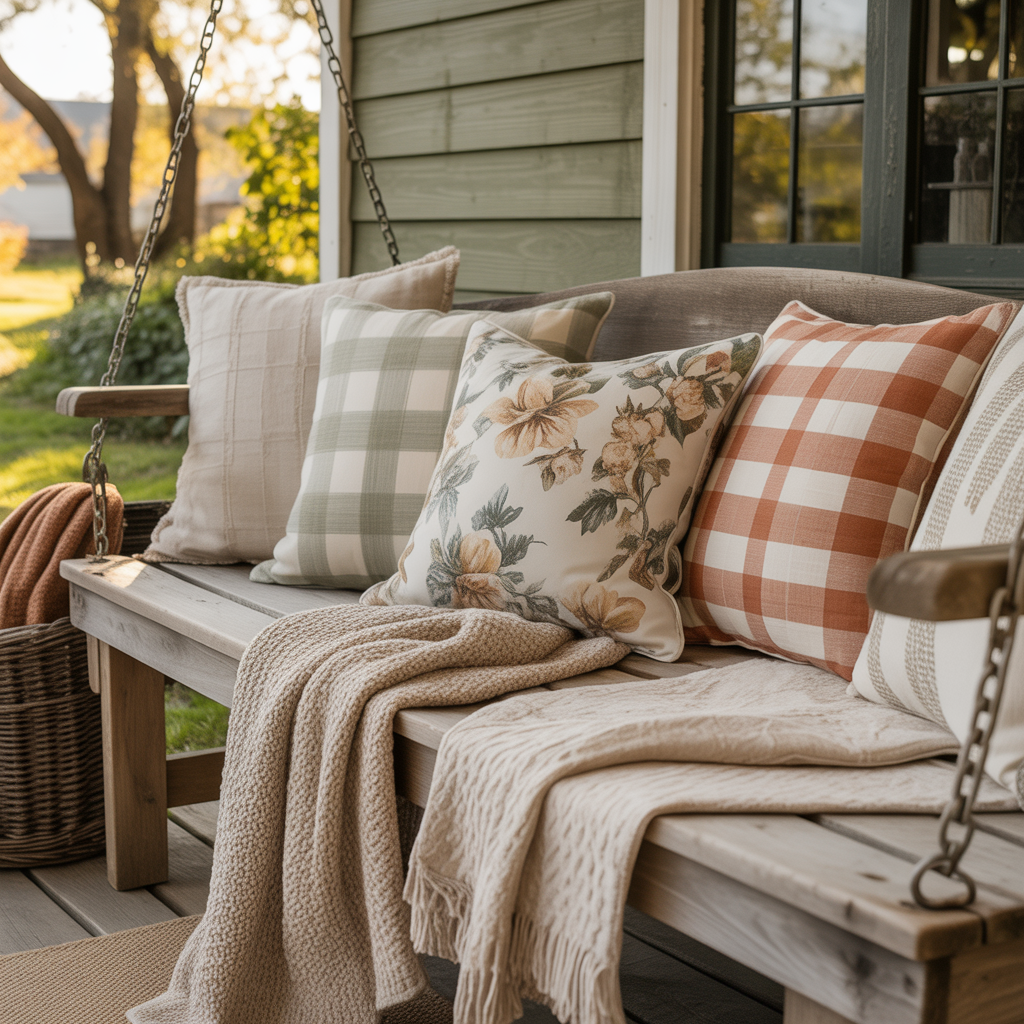 Style with Outdoor Pillows and Throws