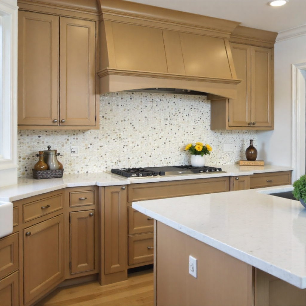 Terrazzo Backsplash for Retro Revival
