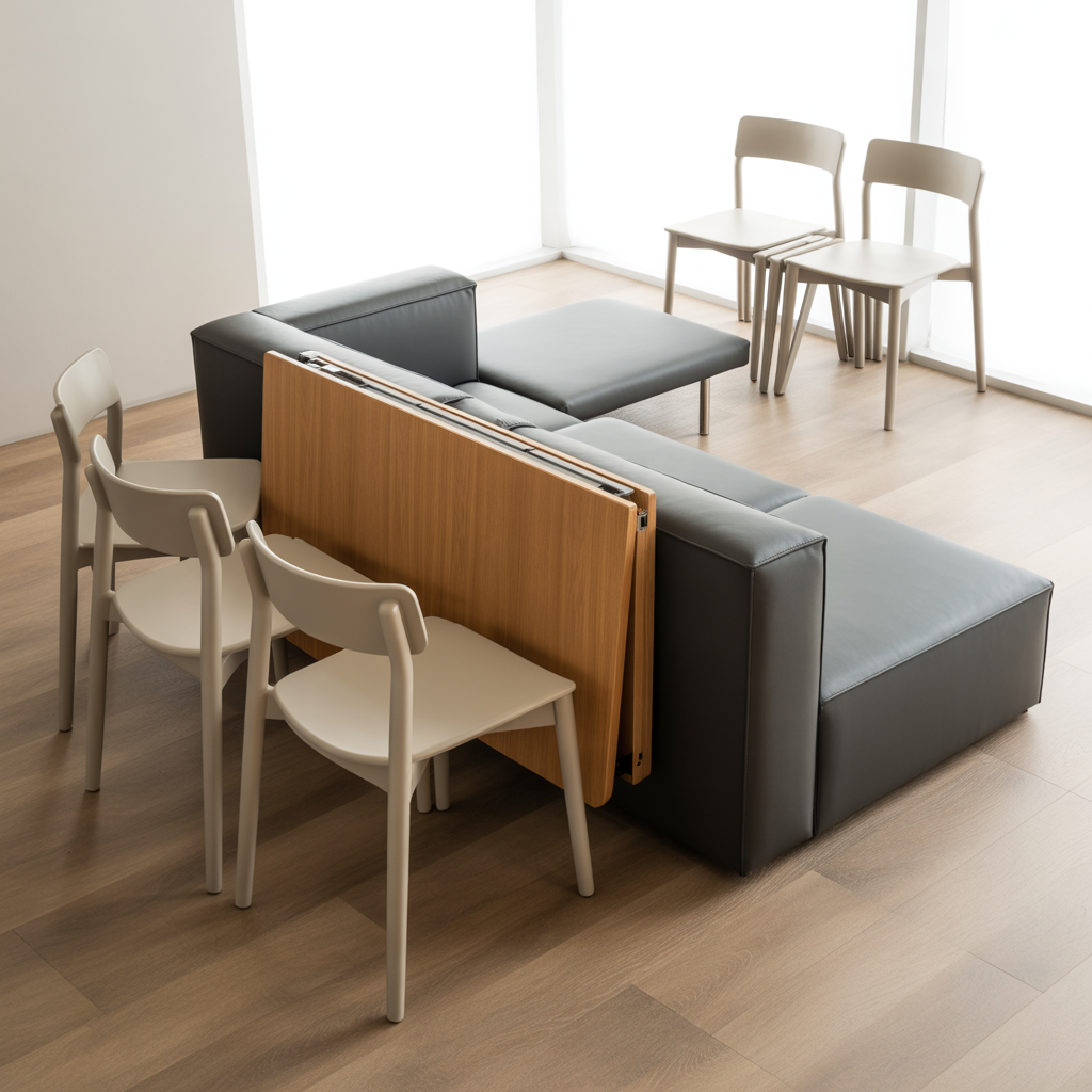 Use Modular or Convertible Furniture