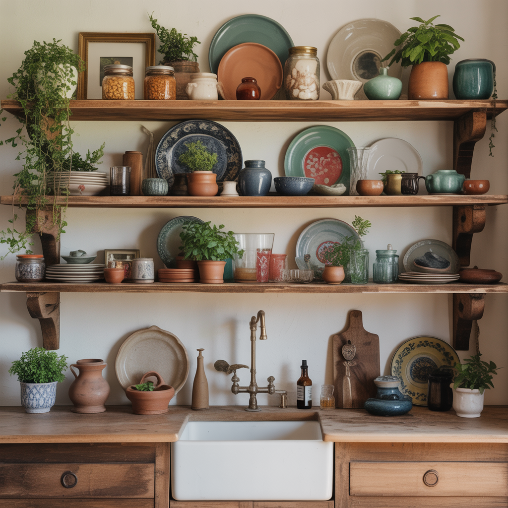 Use Open Shelving to Showcase Personality