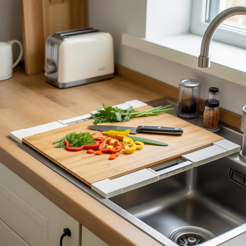 Use Over-the-Sink Cutting Boards