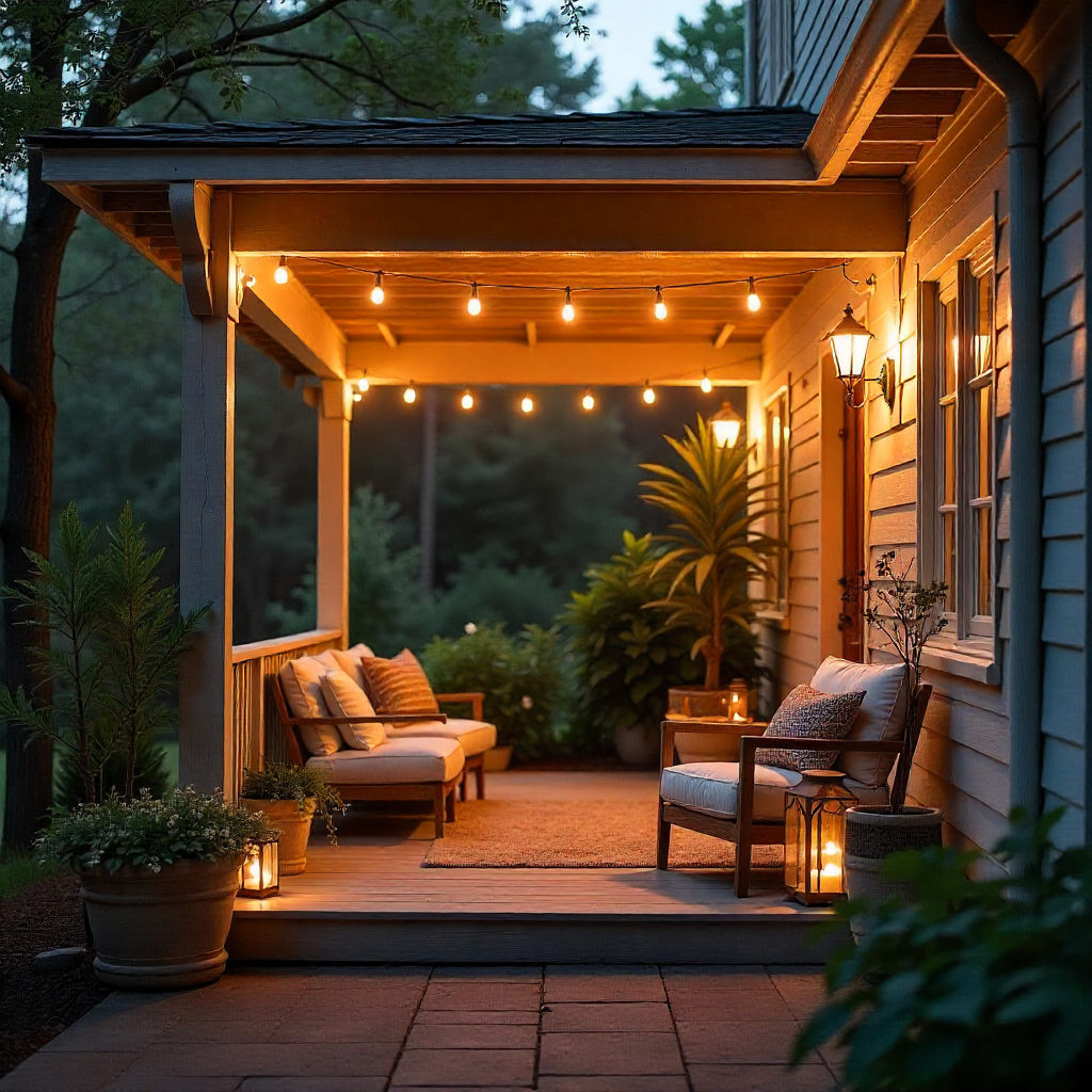 Use String Lights for Ambient Glow