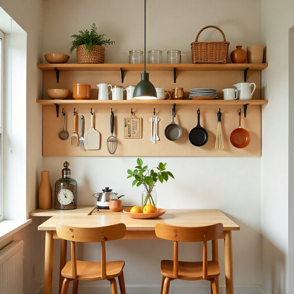 Small Kitchen Dining Area : 14 brilliant Ideas for Functional and Stylish Living 11 Vertical Storage and Wall Organization