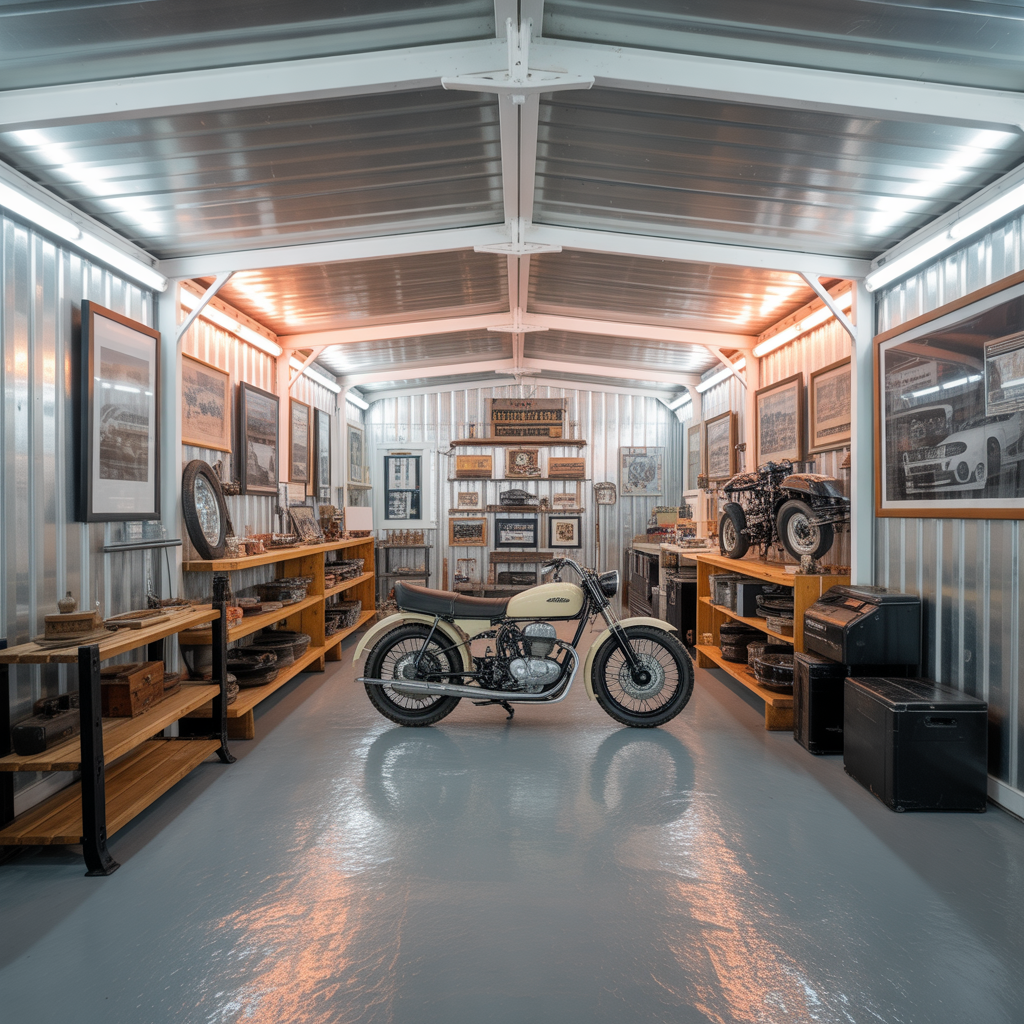 Vintage Car or Motorcycle Shrine