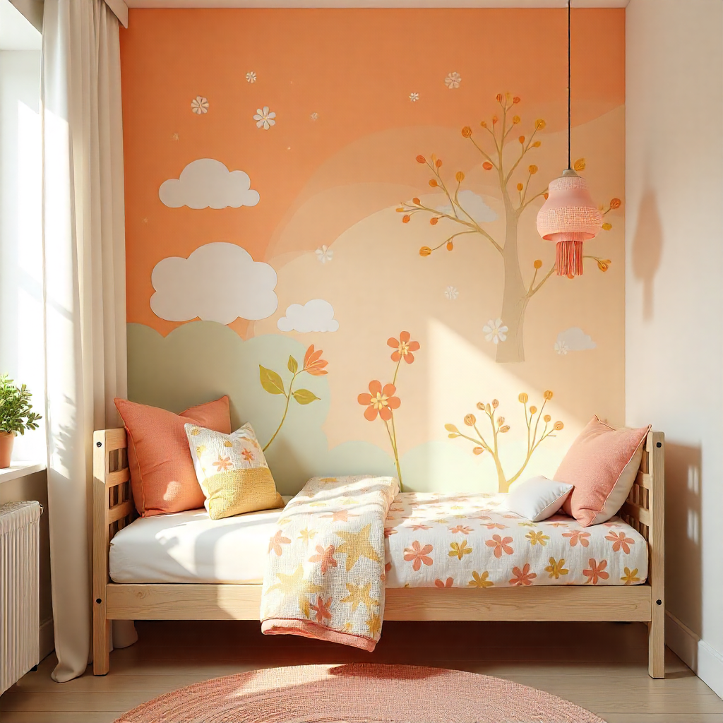 Wall Murals or Decals to Add Character