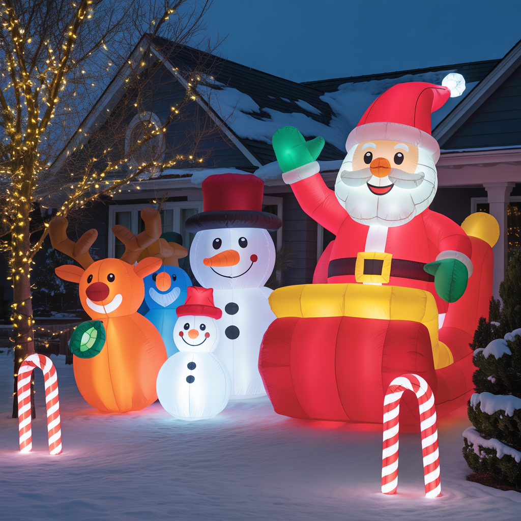 Whimsical Inflatable Characters