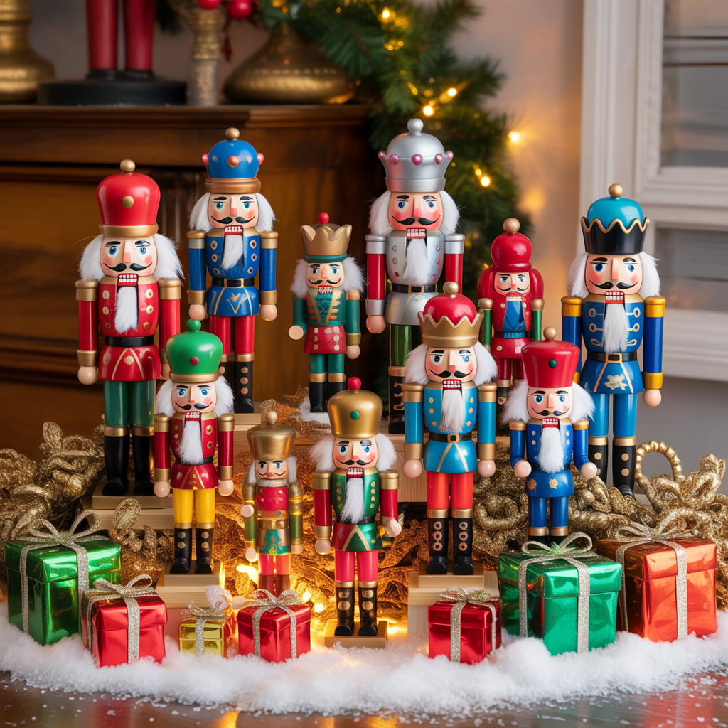 Whimsical Nutcracker Display