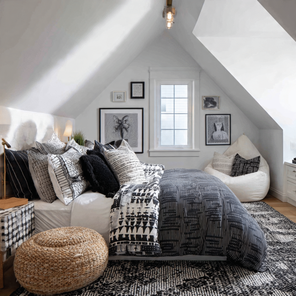 Black and White Attic Simplicity