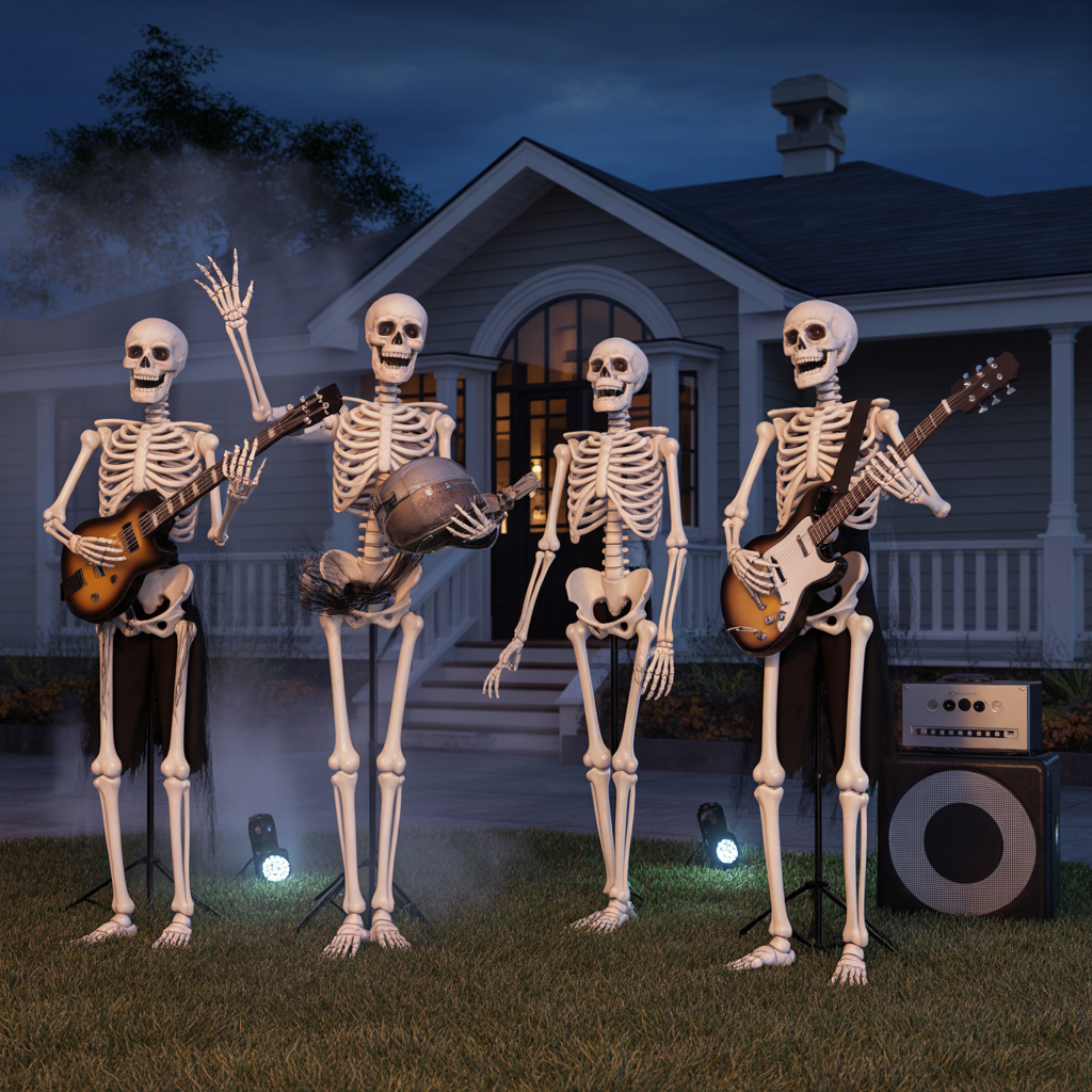 Animated Skeleton Band