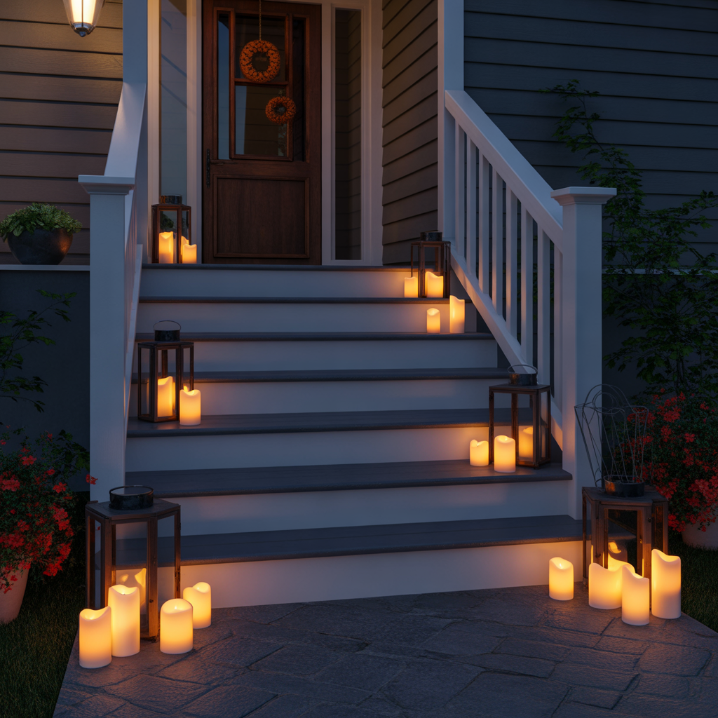 Candlelit Path of Shadows