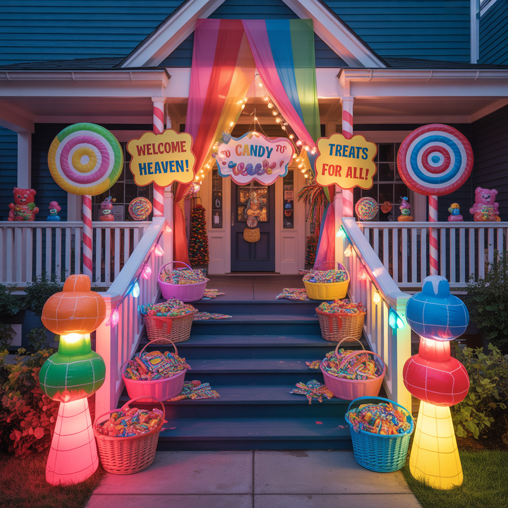 Candy Heaven Porch for Trick-or-Treaters