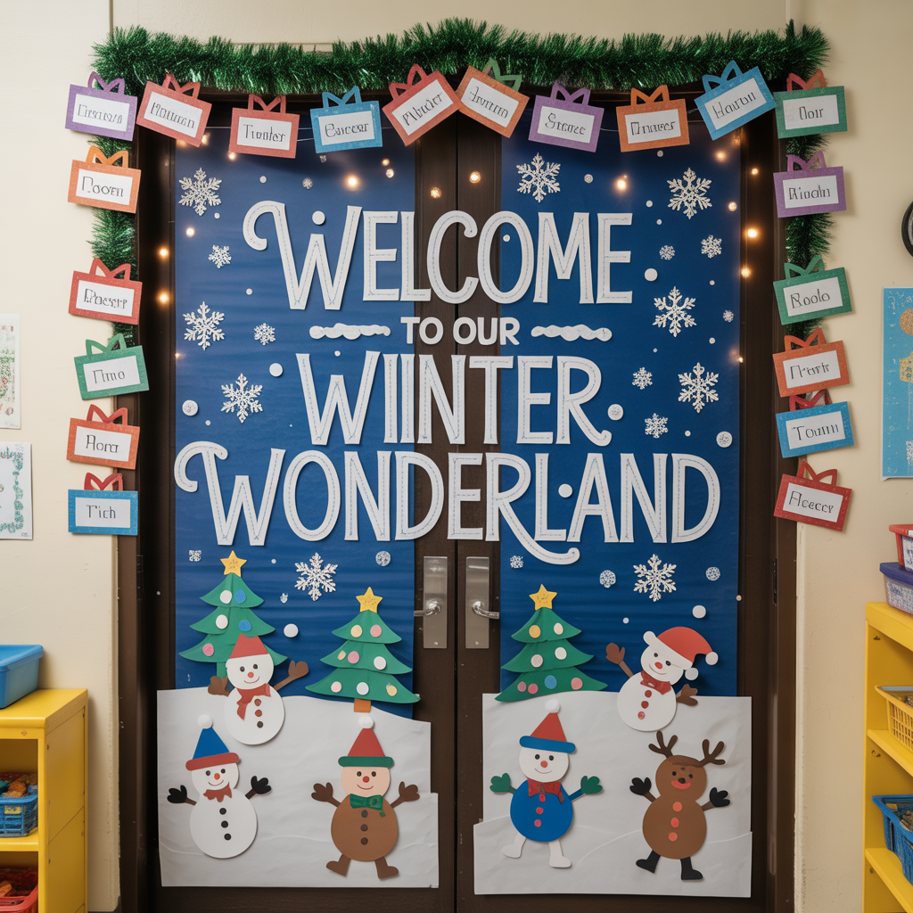 Christmas Classroom Door Decoration : 17 Festive and Creative Ideas You’ll Love 2 Christmas Classroom Door Decoration
