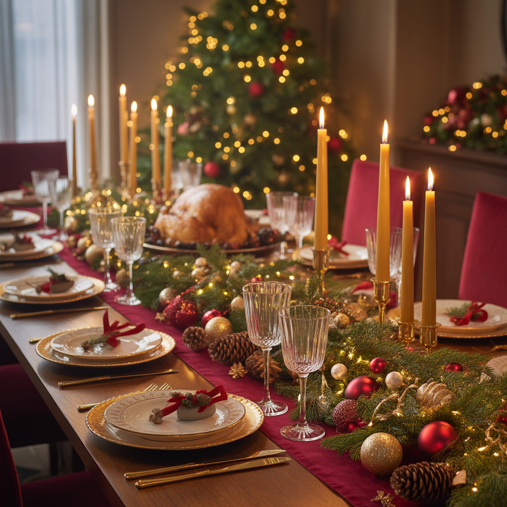 Christmas Dinner Table