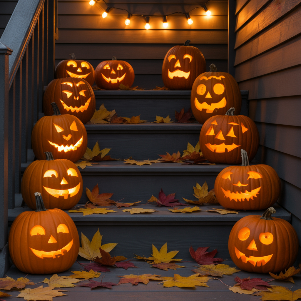 Classic Jack-O’-Lantern Display