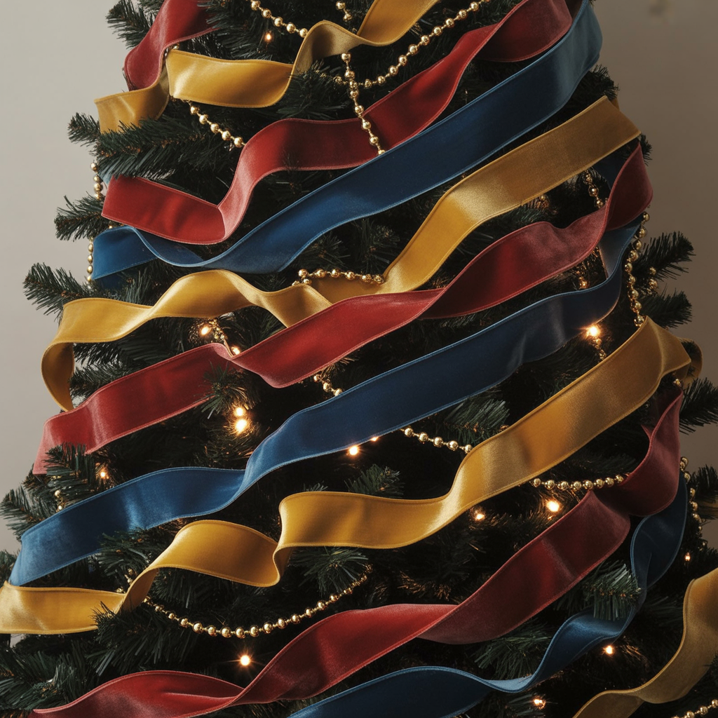 Elegant Ribbon and Garland Treatments