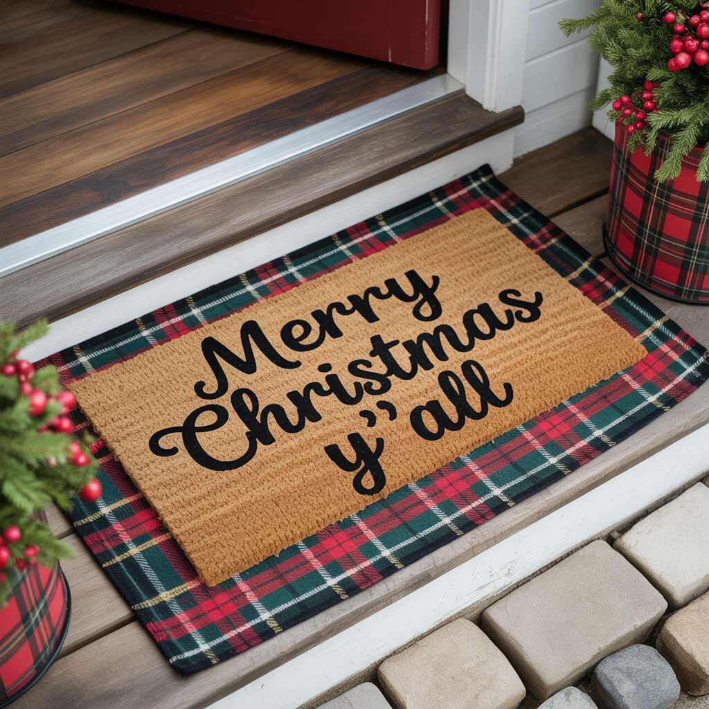 Farmhouse-Style Door Mat