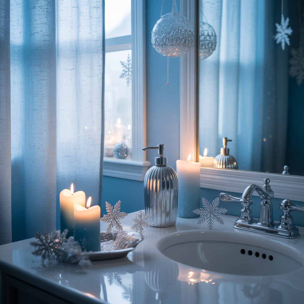 Frosty Blue and Silver Wonderland