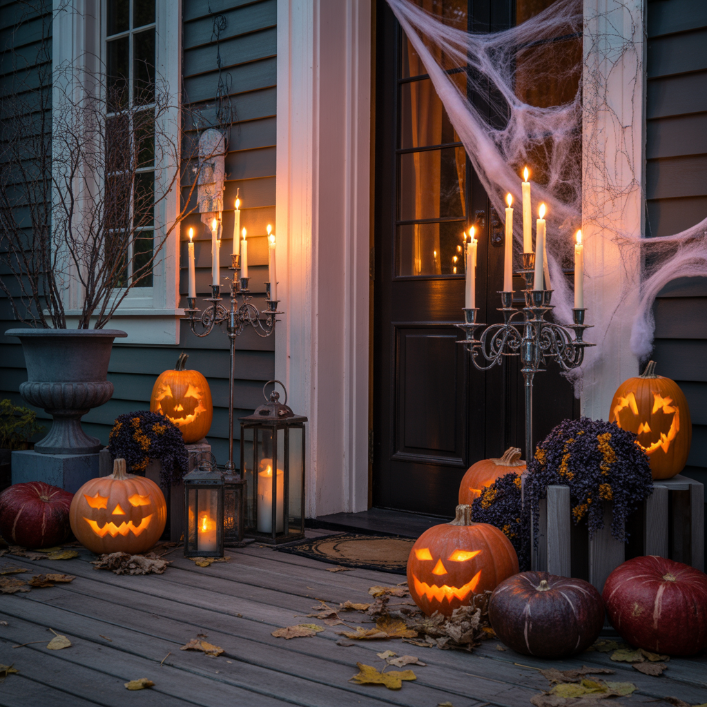 Halloween Front Porch