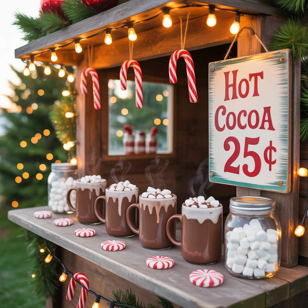 Christmas Mini Session :20 Ideas to Make Your Holiday Photos Unforgettable 8 Hot Cocoa Stand