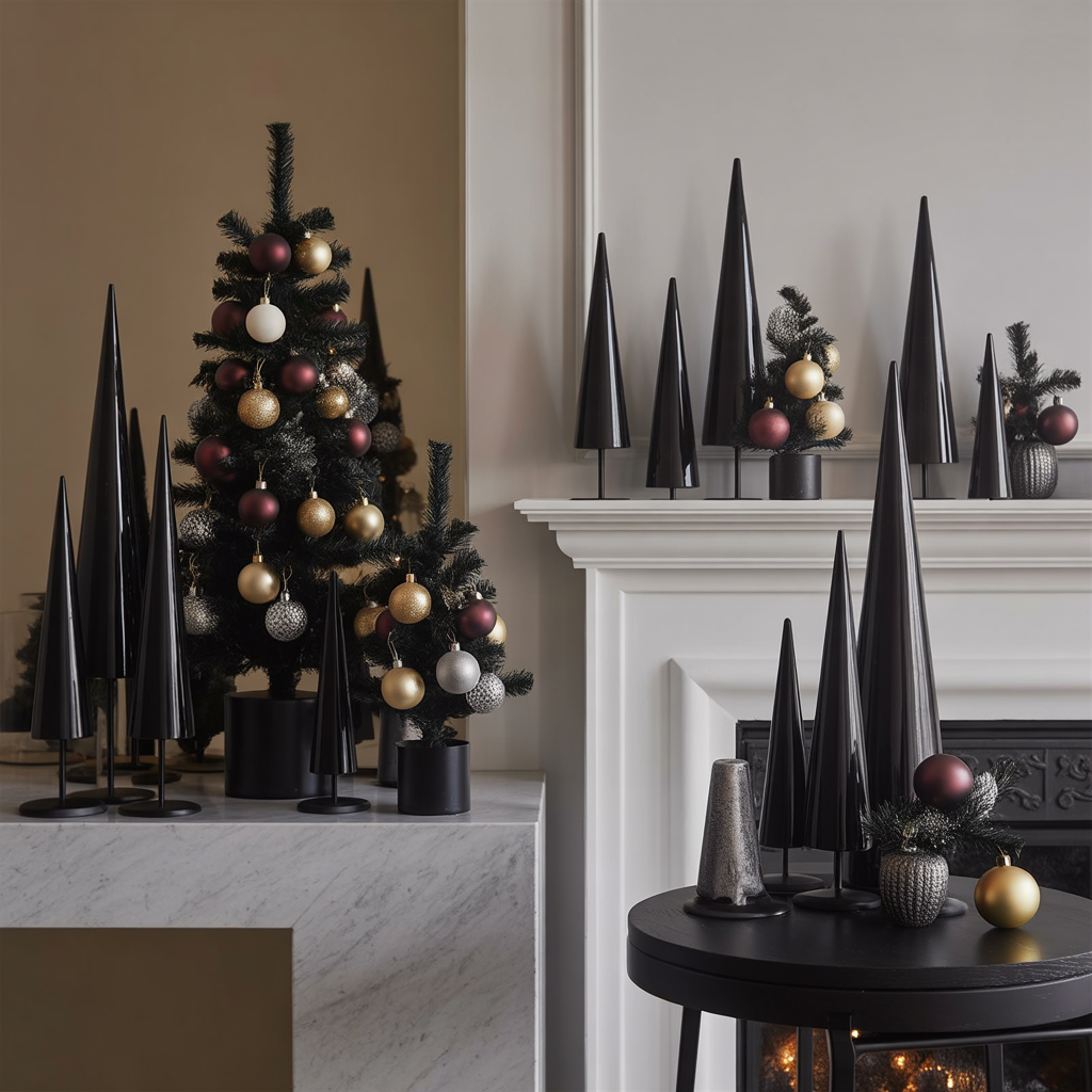 Mini Black Trees and Complementary Displays