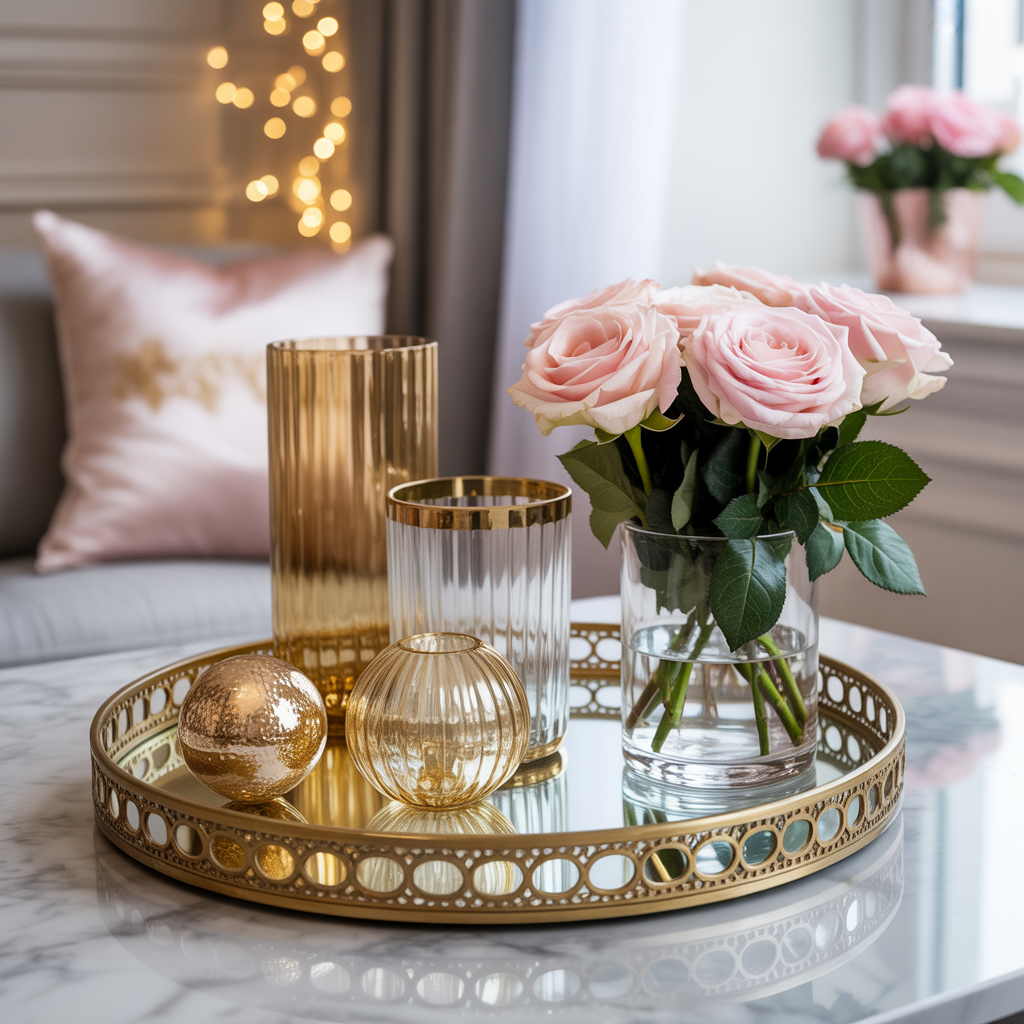 Parisian Glam with Gold Accents