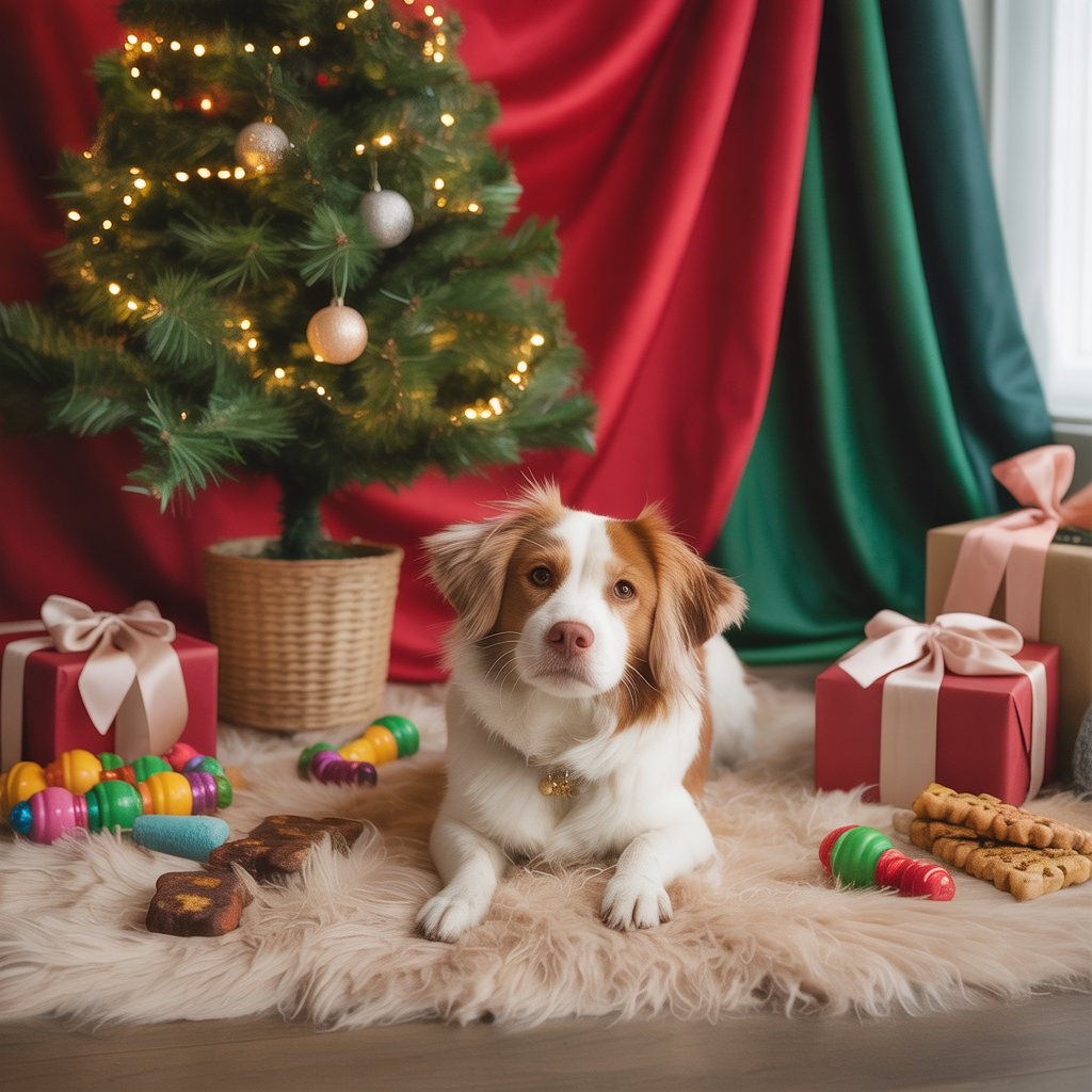 Christmas Mini Session Indoor Photoshoots : 20 Heartwarming Concepts for Magical Holiday Memories 13 Pet-Friendly Christmas Setup