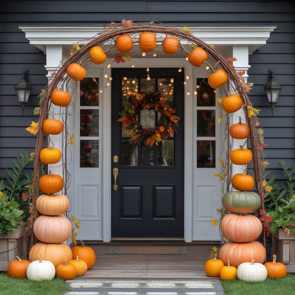 Pumpkin Archway Entrance