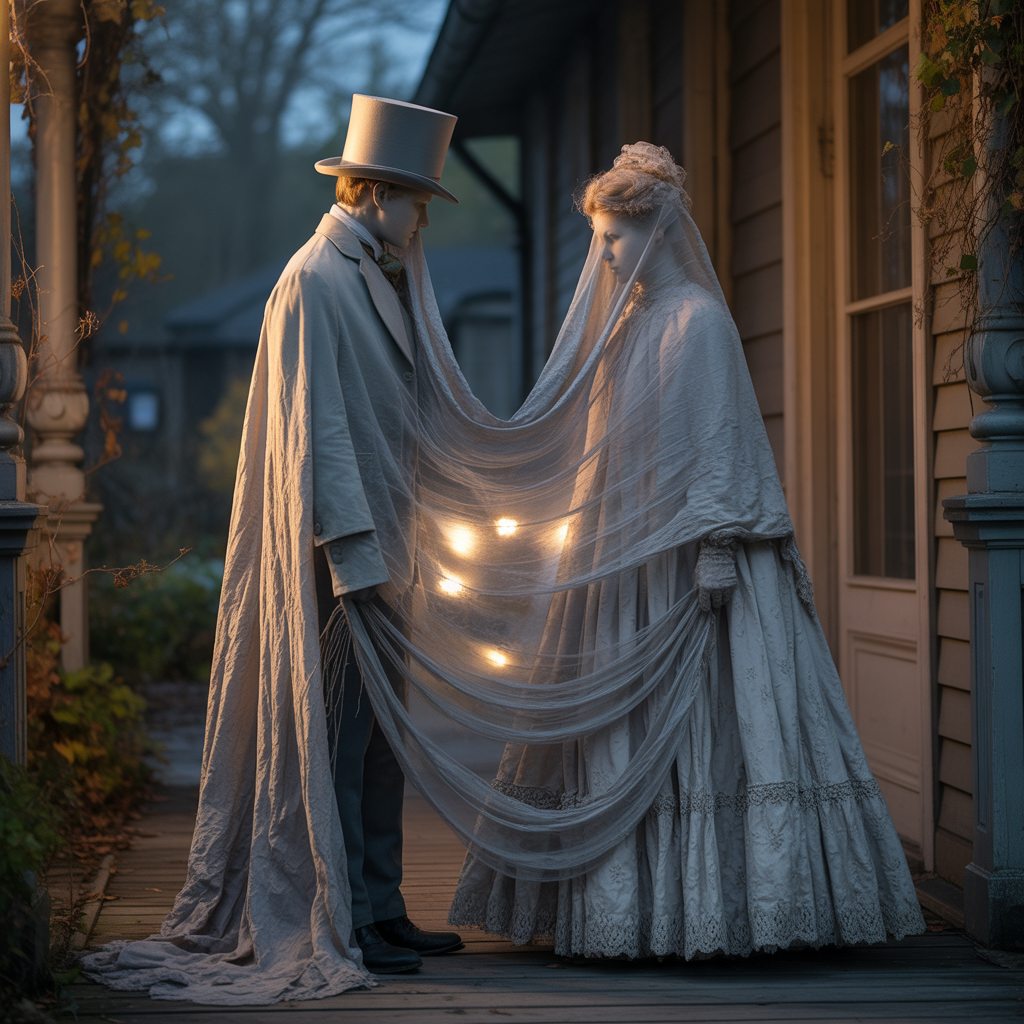 Victorian Ghost Couple