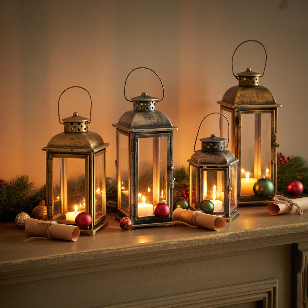 Christmas Lanterns :20 Magical Ways to Illuminate Your Holiday Decor 8 Vintage Lanterns for a Nostalgic Touch