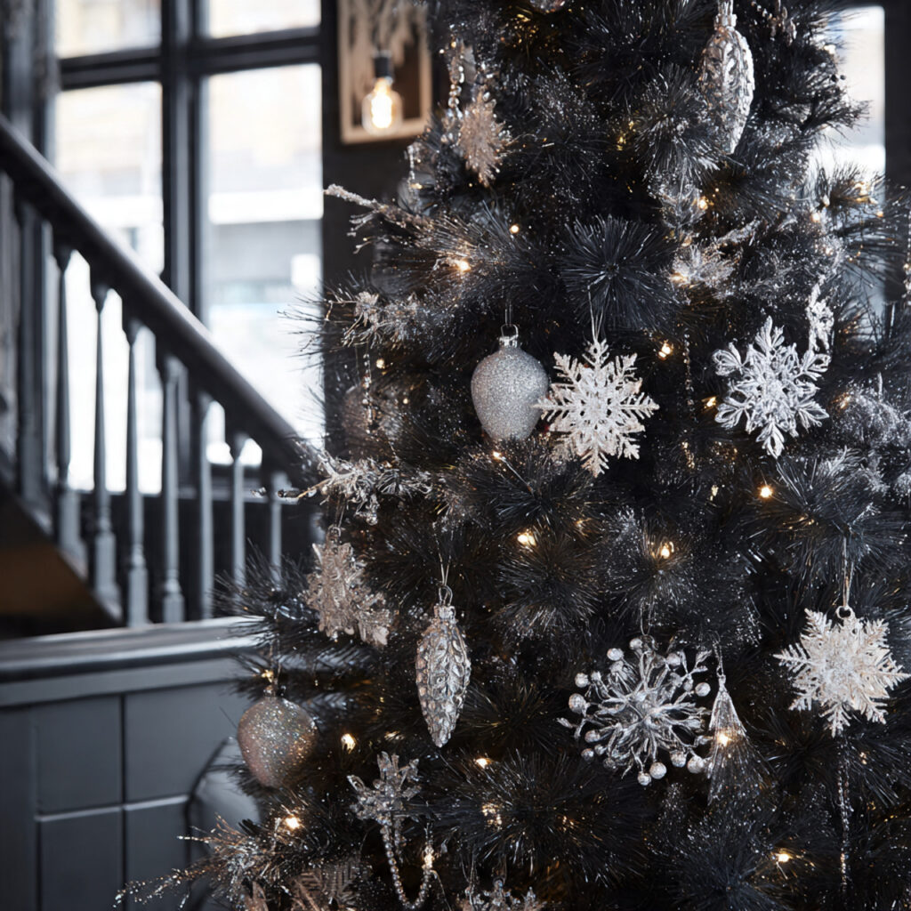 Silver and Black Winter Wonderland