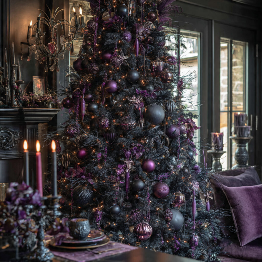 Purple and Black Gothic Glam