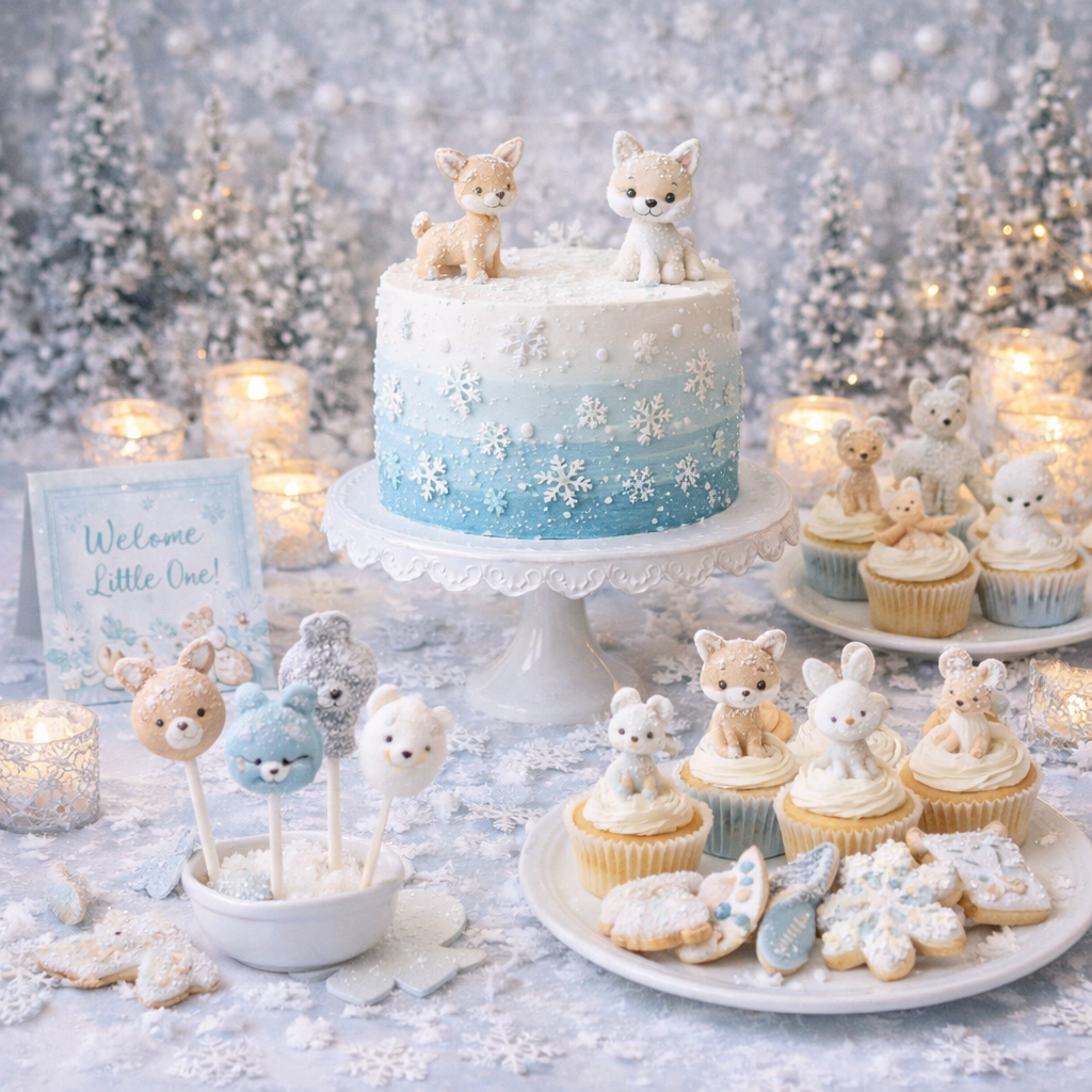 Woodland Creatures in Snow