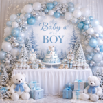 winter baby shower themes boys